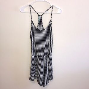 Striped romper